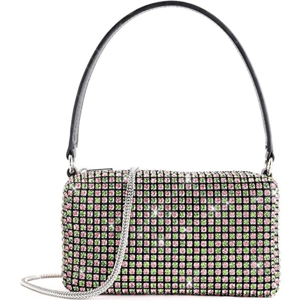 NEW Sparkling Bling Swarovski Crystal Rhinestone Bag Clutch Purse +FREE … - Picture 4 of 17